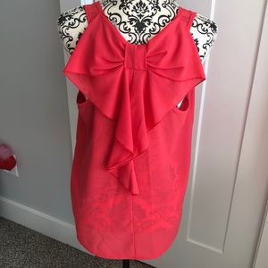Coral tank top